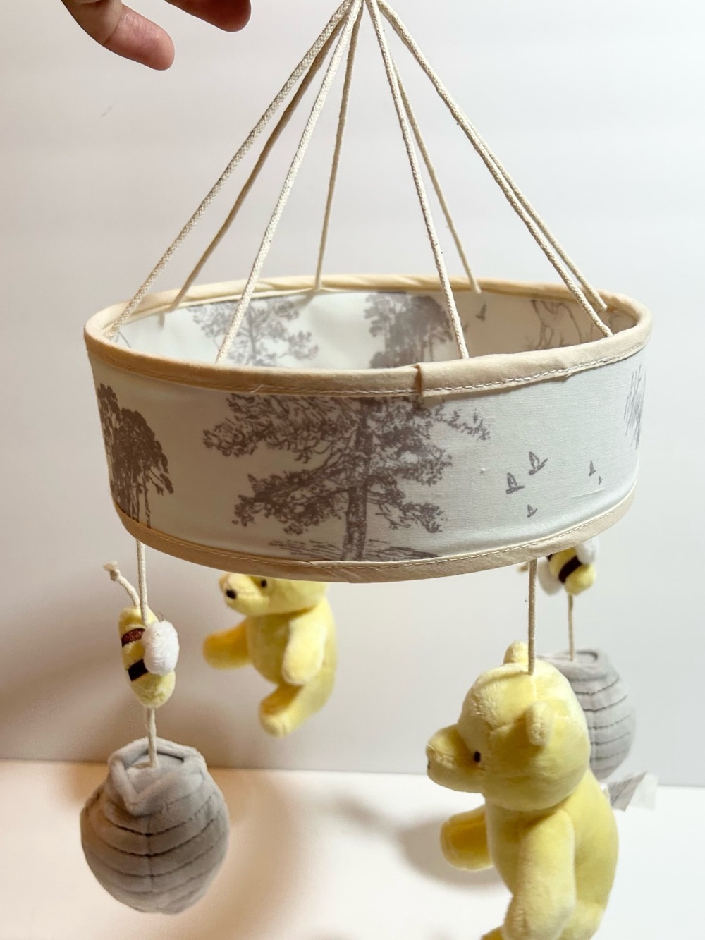 Disney baby Yellow Classic Winnie the Pooh Nursery Mobile - Picture 2 of 3